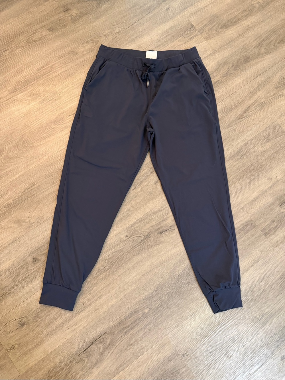 Women's Navy Jogger Sweatpants with Drawstring Waist
